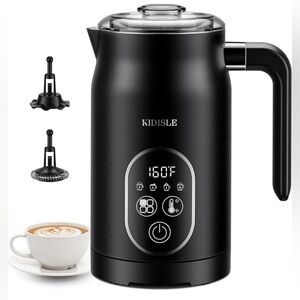 Milk Frother Steamer 4 in 1 Electric Foam Maker Cappuccino Hot Chocolate